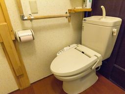 清潔なトイレ設備