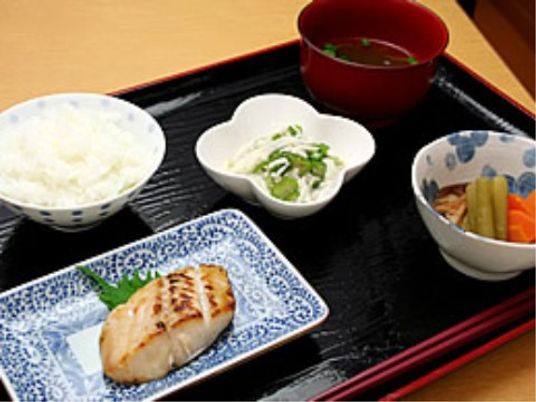 和風の健康的な食事