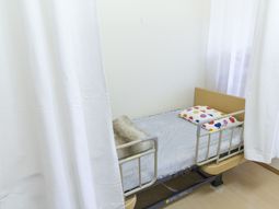 シンプルな個室の居室