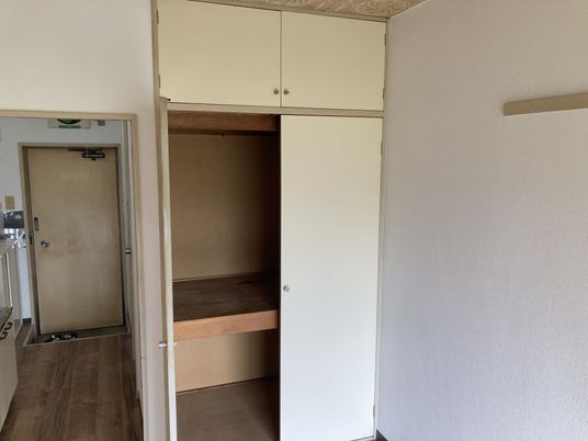 収納スペースのある部屋
