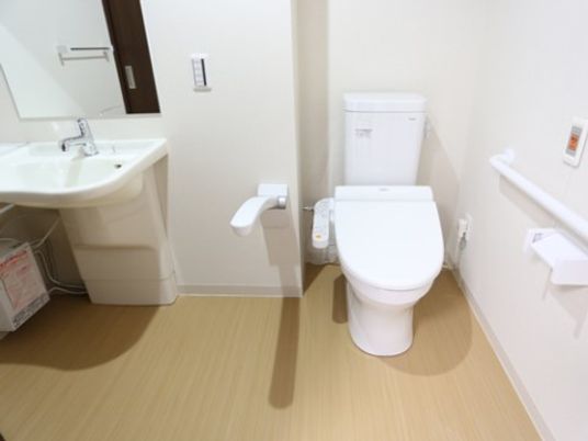 清潔なトイレスペース