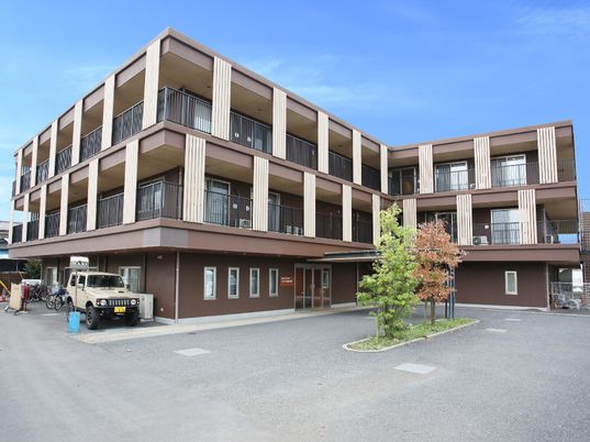 清潔感のある施設の外観