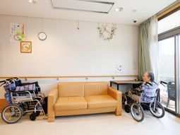 快適な休憩室の一角