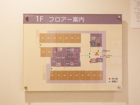 見やすい施設の配当案内
