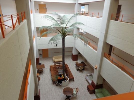 開放感ある快適ロビー