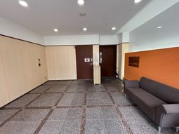 ゆったりとしたエントランス