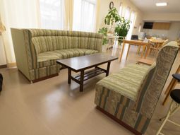 明るい共有スペース