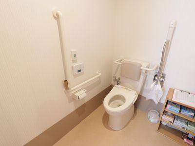 バリアフリー対応のトイレ