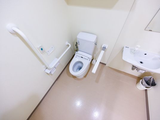 手すり付きトイレ  