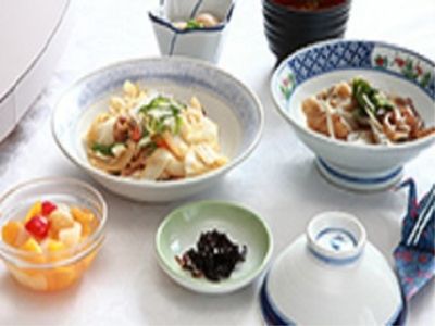 バランスの取れた食品提供