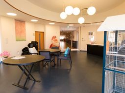 明るい共有スペース