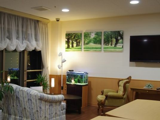 リラックスできるリビング空間