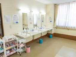 ゆったりした洗面スペース