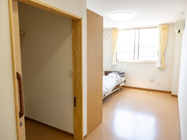 居心地の良い居室の一角