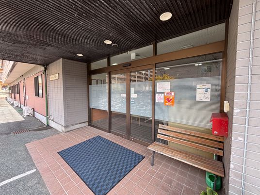 清潔なエントランス