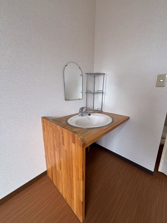 洗面台がある一角