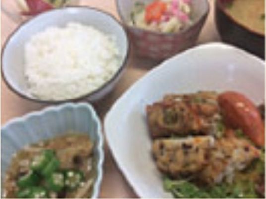 栄養満点の手作り料理