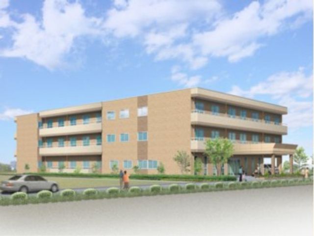 広々とした明るい外観 外観 ゆったりとした敷地に建つ、開放感のあふれる当施設。これからの新しい職場として、心地よい環境をご提供します。