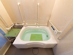 安全な浴室設備