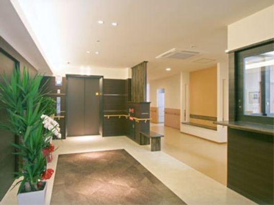 温もりあるエントランス