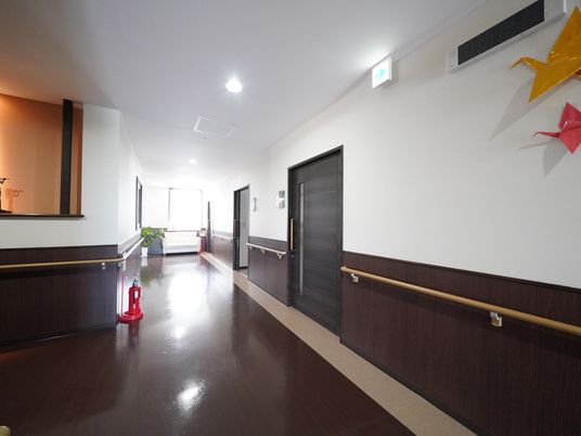 清潔感のある廊下
