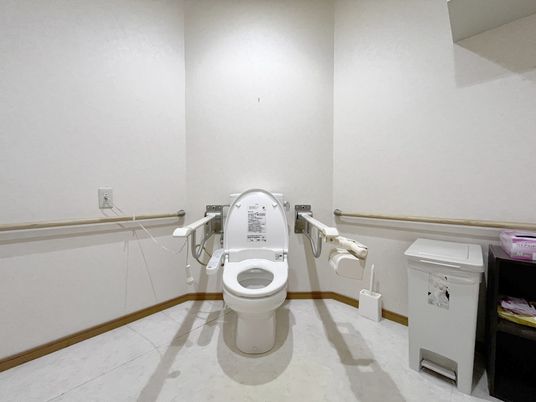 安心の設備が整ったトイレ