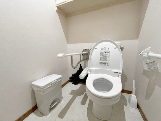 清潔な設備のトイレ