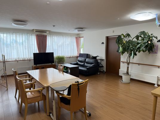 明るい空間のリビング