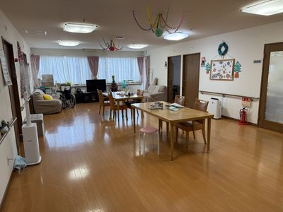 活動的な空間のリビング