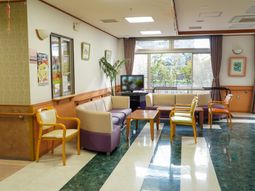 明るい共有スペース