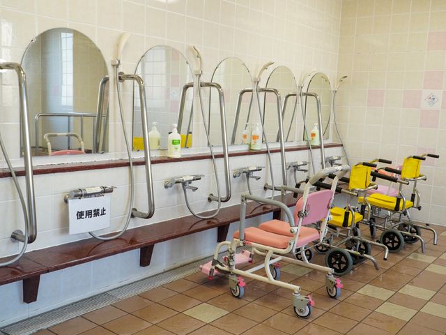 清潔な浴室の設備