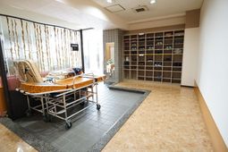 清潔なエントランス