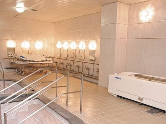 清潔な浴室設備