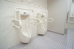 手すり付き洗面台