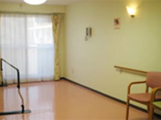明るい廊下の一角