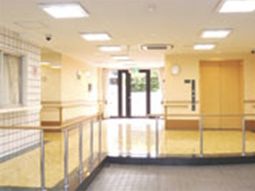 明るい廊下の様子