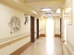 明るい廊下の風景