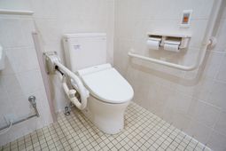 バリアフリーのトイレ