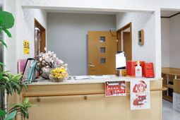 清潔な受付カウンター