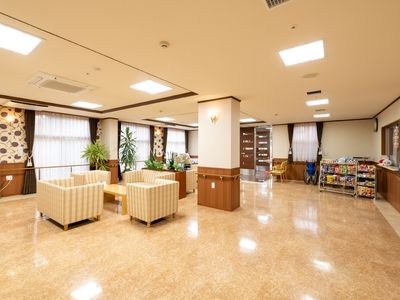 広々とした快適なロビー