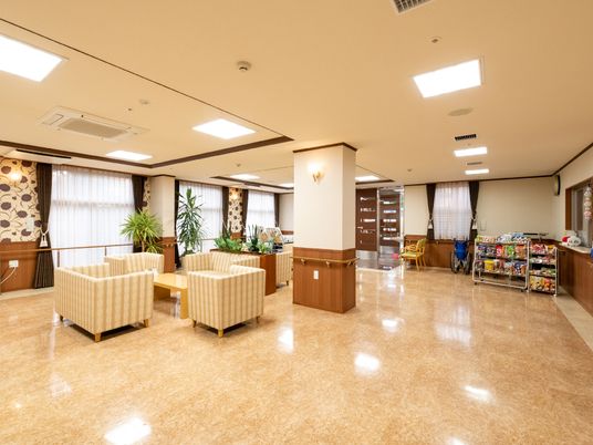 広々とした快適なロビー