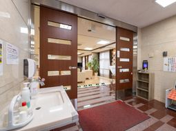 清潔なエントランス空間