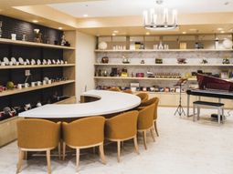 機能的な食堂の様子