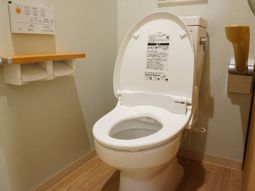 清潔なトイレ設備