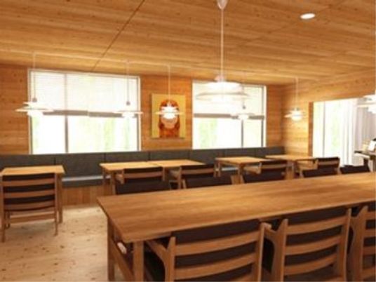 木目調の温かいダイニング