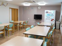 明るい共有スペース