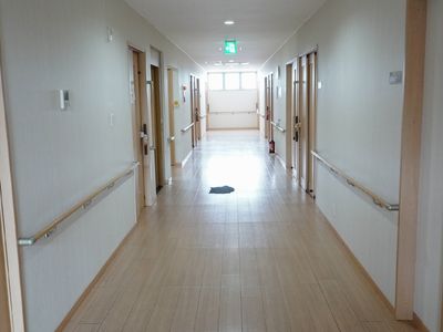明るい廊下の様子