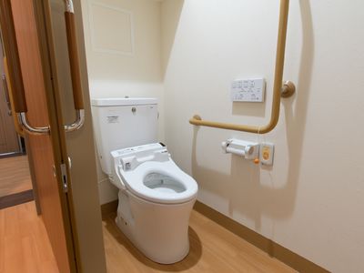 清潔なトイレ設備