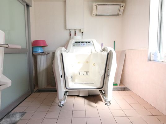 機能的な浴室設備