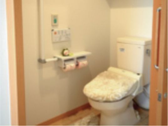 清潔なトイレの設備